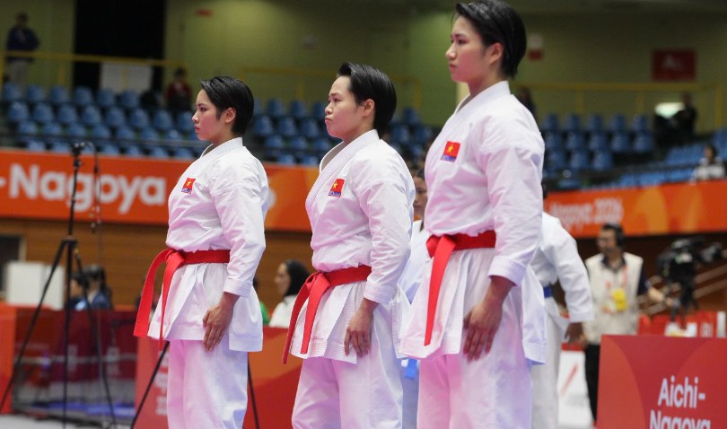 3 cô gái karate mang về Huy chương vàng đầu tiên cho Việt Nam ở Asiad 20