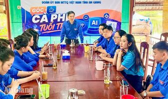 “Góc cà phê tuổi trẻ” để đoàn viên chia sẻ ý tưởng