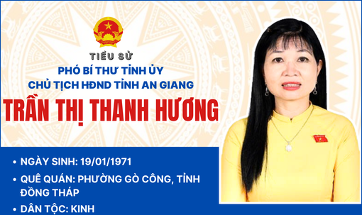 [Infographic] Tiểu sử của đồng chí Trần Thị Thanh Hương