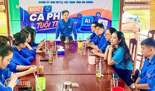 “Góc cà phê tuổi trẻ” để đoàn viên chia sẻ ý tưởng