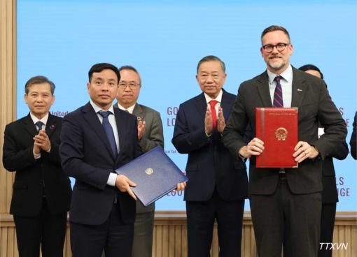 Tổng Bí thư, Chủ tịch nước Tô Lâm chứng kiến Lễ trao các văn kiện, thỏa thuận hợp tác với Liên hợp quốc