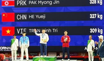 Trần Minh Trí giành huy chương đồng cử tạ ASIAD 2026