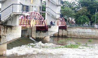 Mở cống Tha La - Trà Sư, mực nước nội đồng dự kiến tăng 0,5m
