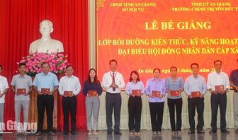 188 học viên hoàn thành bồi dưỡng kỹ năng hoạt động HĐND cấp xã