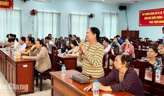 Nông dân, phụ nữ Tô Châu kiến nghị nhiều vấn đề thiết thực