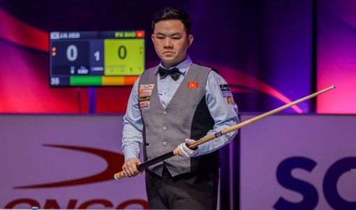 Bao Phương Vinh về nhì tại Giải billiards vô địch thế giới