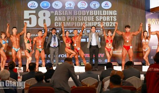 Thể hình An Giang giành 4 huy chương tại Giải vô địch châu Á