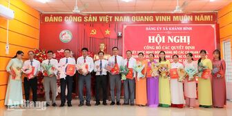 Khánh Bình thành lập mới 13 chi, đảng bộ cơ sở