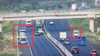 Xác định vị trí xử phạt vi phạm khoảng cách an toàn để lắp biển báo trên cao tốc