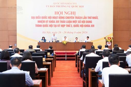 Bế mạc Hội nghị đại biểu Quốc hội hoạt động chuyên trách lần thứ nhất