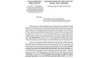 Phú Quốc có 3.958 hồ sơ thủ tục hành chính quá hạn