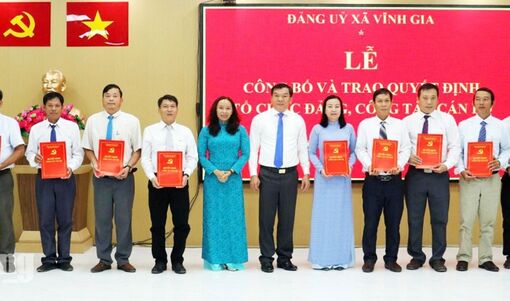 Vĩnh Gia thành lập mới 9 chi bộ