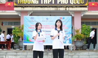 Học sinh Phú Quốc rèn kỹ năng đón APEC 2027
