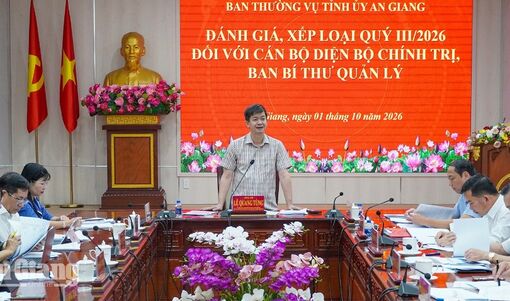 Bí thư Tỉnh ủy An Giang Lê Quang Tùng: Đánh giá cán bộ phải dựa trên sản phẩm, hiệu quả công việc