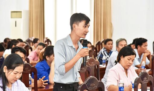 Người dân Giang Thành kiến nghị hỗ trợ sản xuất, nâng cấp đường và nạo vét kênh
