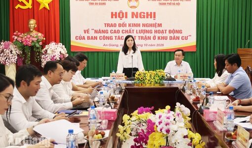 An Giang và Hà Nội trao đổi kinh nghiệm nâng cao chất lượng hoạt động Mặt trận khu dân cư