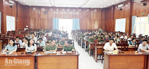 Châu Thành triển khai 17 nhiệm vụ làm sạch, đồng bộ dữ liệu