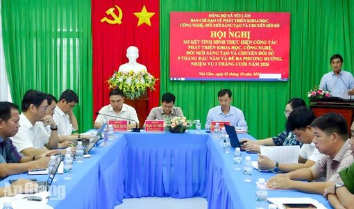 Núi Cấm hoàn thành 100% nhiệm vụ chuyển đổi số trên NQ57.vn