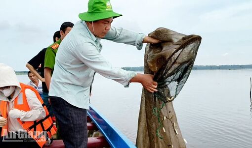 An Cư phát hiện, xử lý 16 trường hợp vi phạm lĩnh vực đánh bắt thủy sản