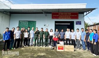 Bình An trao nhà Đại đoàn kết cho con của người hoạt động kháng chiến bị nhiễm chất độc hóa học