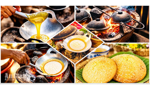 Hấp dẫn hương vị bánh Namparang của đồng bào Chăm Vĩnh Hậu