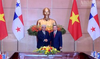 [Ảnh] Tổng Bí thư, Chủ tịch nước Tô Lâm hội đàm với Tổng thống Panama Jose Raul Mulino