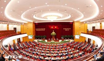 Thông cáo báo chí về ngày làm việc thứ hai Hội nghị lần thứ tư Ban Chấp hành Trung ương Đảng khoá XIV