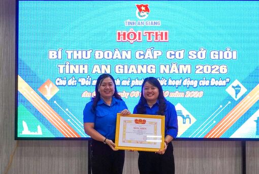 Bí thư Đoàn xã Phú Hòa đoạt giải nhất Hội thi Bí thư Đoàn cấp cơ sở giỏi