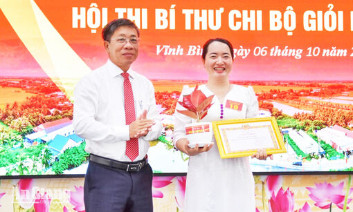 15 Bí thư chi bộ tranh tài, ấp Hòa Thạnh đoạt giải nhất