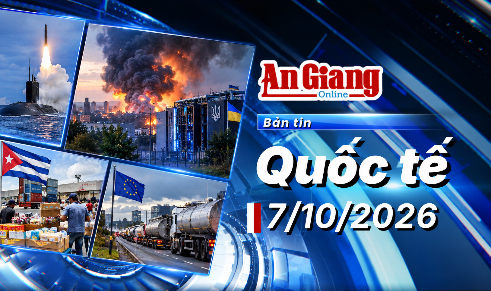 [Video] Bản tin quốc tế ngày 7/10: Nga tập kích các trung tâm dữ liệu Ukraine; Cuba cho phép cá nhân nhập khẩu hàng hóa thương mại; Pháp thử tên lửa đạn đạo mới từ tàu ngầm