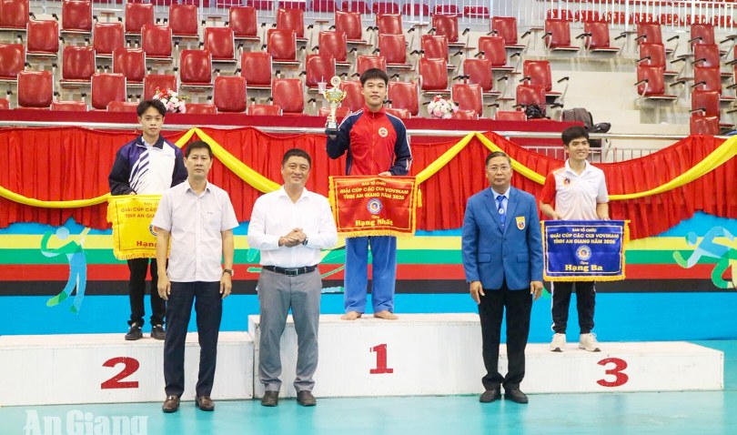 An Biên nhất toàn đoàn Giải Vovinam các câu lạc bộ tỉnh An Giang