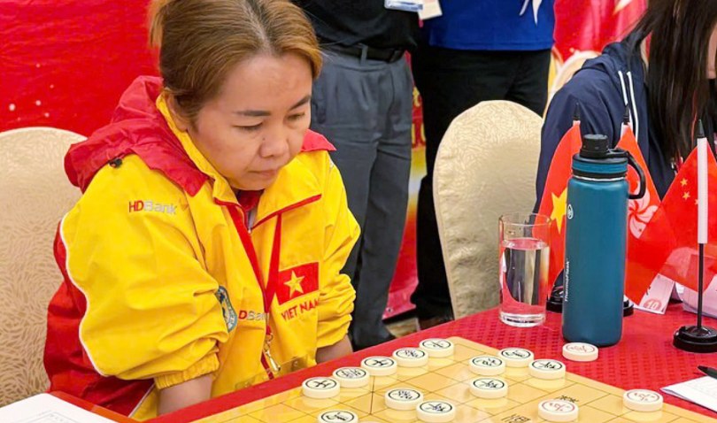 Vượt nhiều cao thủ Trung Quốc, nữ kỳ thủ Việt Nam đứng hạng 3 châu Á