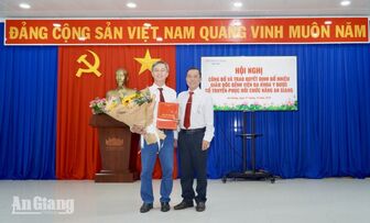 Bổ nhiệm Giám đốc Bệnh viện Y Dược cổ truyền - Phục hồi chức năng An Giang