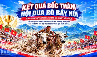 Kết quả bốc thăm 64 đôi bò tranh Cúp Truyền hình An Giang 2026