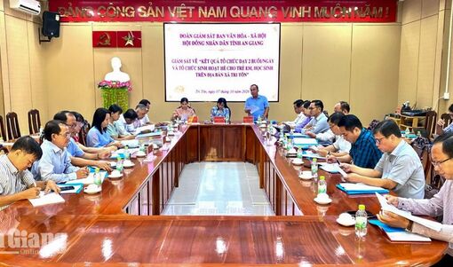 Hơn 3.700 lượt học sinh xã Tri Tôn tham gia các điểm sinh hoạt hè 2026