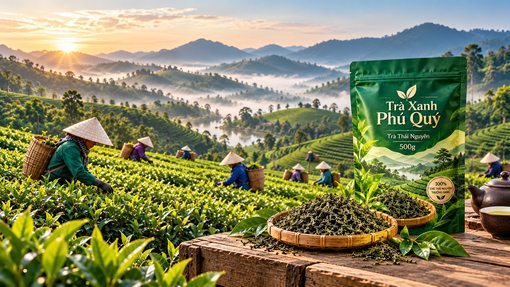 Chè Nõn Tôm Thái Nguyên ngon chính gốc tại Trà Xanh Phú Quý
