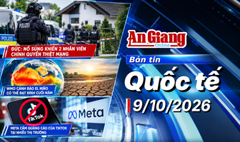 [Video] Bản tin quốc tế ngày 9/10: Đức: Nổ súng khiến 2 người thiệt mạng ; El Niño có thể đạt đỉnh vào cuối năm; Meta cấm quảng cáo của TikTok