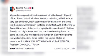 Tổng thống Mỹ tuyên bố không tấn công Iran trước cuộc bầu cử giữa nhiệm kỳ