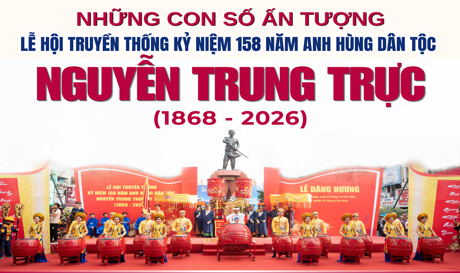 [Inforaphic] Lễ hội Nguyễn Trung Trực: Những con số ấn tượng