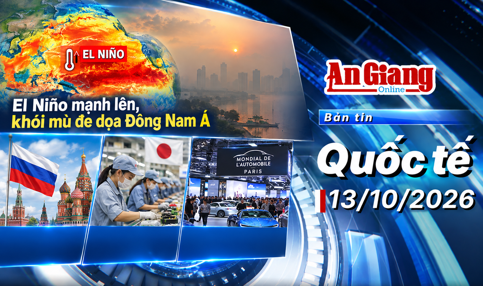 [Video] Bản tin quốc tế 13/10: El Niño mạnh lên, khói mù đe dọa Đông Nam Á; Nghèo đa chiều toàn cầu tăng; Nga miễn thị thực cho công dân Việt Nam
