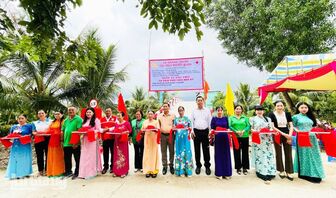 Xã Vĩnh Thuận khánh thành cầu Nhựt Nguyệt Quang