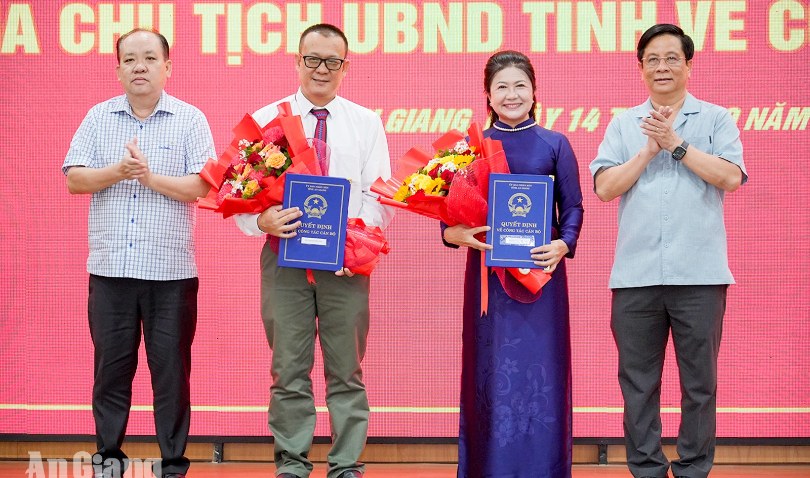 Ông Nguyễn Đức Duy làm Chủ tịch Công ty TNHH MTV Khai thác thủy lợi An Giang