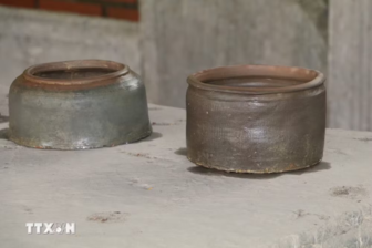 Phát lộ nhóm cổ vật thời Trần trong quá trình xây dựng nhà dân