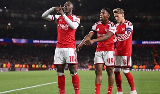Bùng nổ trong 7 phút, Arsenal thắng dễ Lille tại Champions League