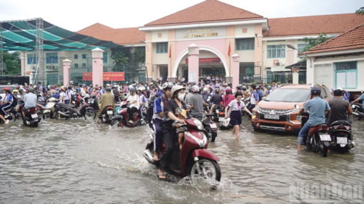 Cảnh báo ngập tại Thành phố Hồ Chí Minh và ven biển Nam Bộ do triều cường