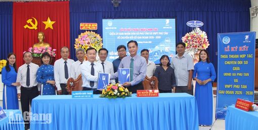 Phú Tân hợp tác chuyển đổi số giai đoạn 2026 - 2030