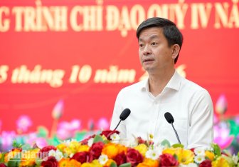 Bí thư Tỉnh ủy An Giang Lê Quang Tùng yêu cầu tập trung nguồn lực hoàn thành mục tiêu tăng trưởng