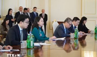 Phó Chủ tịch nước Võ Thị Ánh Xuân hội đàm với Tổng thống Azerbaijan Ilham Aliyev