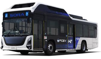 Xe buýt điện Toyota chạy hơn 300km không cần sạc, tiếp nhiên liệu như xe xăng