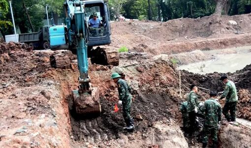 Quy tập thêm 8 hài cốt tại Công viên Lê Thị Riêng